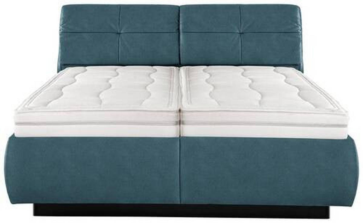 POLSTERBETT 180/200 cm  in Blau  - Blau/Weiss, Konventionell, Holz/Holzwerkstoff (180/200cm) - Beldomo - Sleep