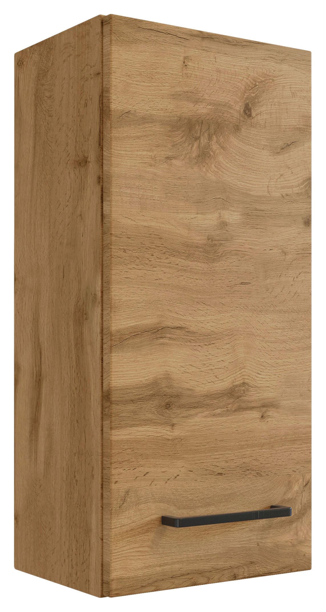 HÄNGESCHRANK 30/64/20 cm  - Eichefarben/Schwarz, MODERN, Holzwerkstoff/Metall (30/64/20cm) - Held