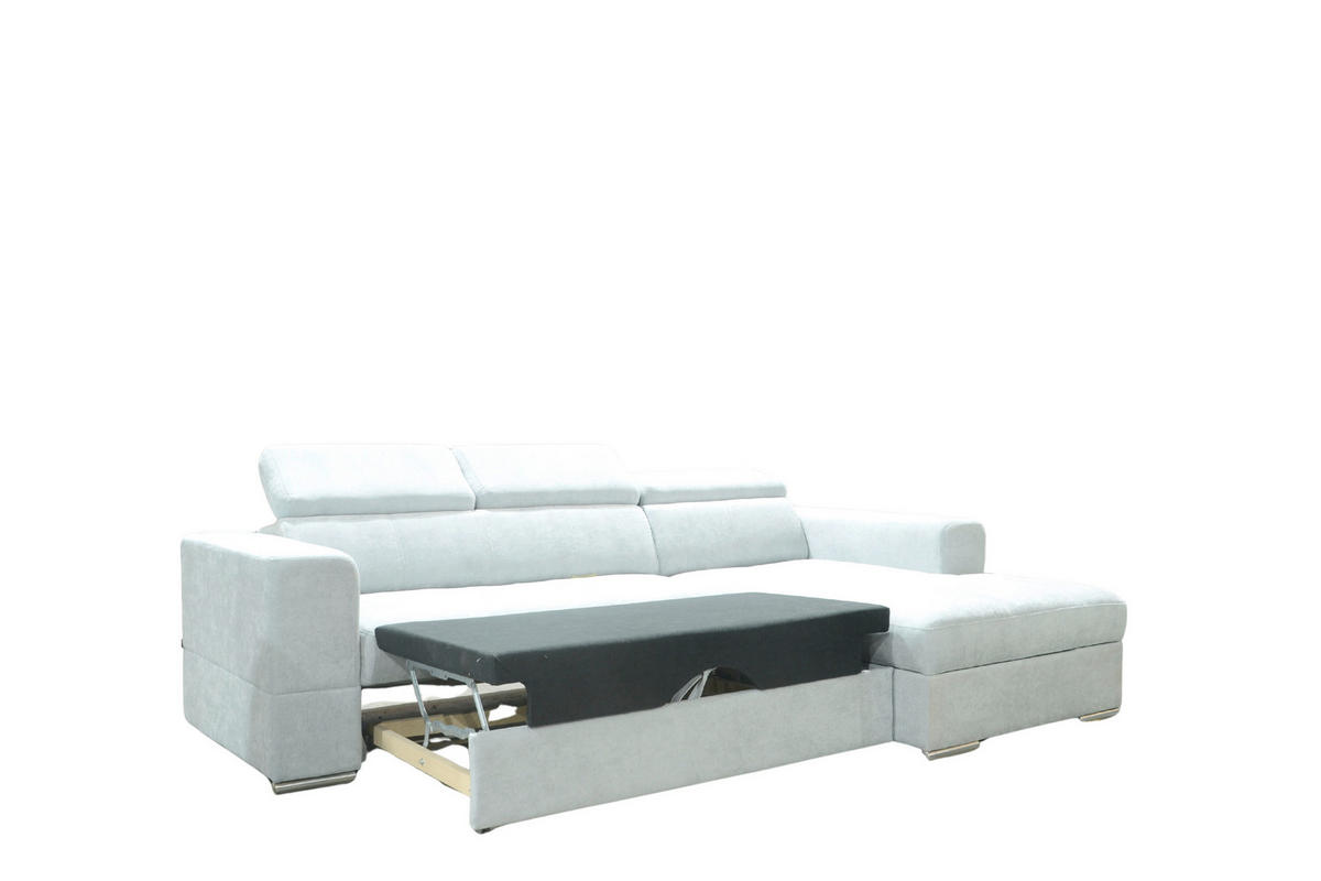 SJEDEĆA GARNITURA drvo, tekstil  siva   - siva, Moderno, drvo/tekstil (270/176cm) - Hom`in