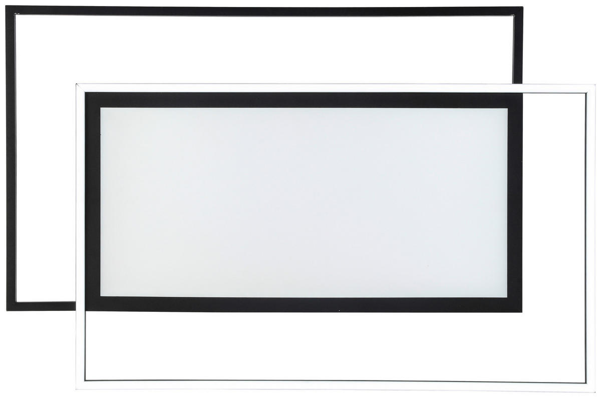 LED-PANEEL 80,8/52,8/6 cm  - Schwarz, Trend, Kunststoff/Metall (80,8/52,8/6cm) - Novel