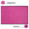 SCHMUTZFANGMATTE  90/150 cm  Pink  - Pink, Basics, Kunststoff/Textil (90/150cm) - Hanse Home