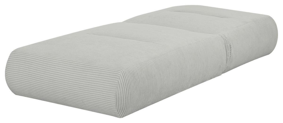 SCHLAFSESSEL in Cord Hellgrau  - Hellgrau, Design, Textil (81/88/160cm) - Livetastic