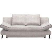 SCHLAFSOFA in Webstoff Naturfarben  - Schwarz/Naturfarben, Design, Textil/Metall (200/85/90cm) - Xora