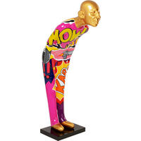 SKULPTUR - Pink/Goldfarben, Design, Glas/Kunststoff (46/164/84cm) - Kare-Design