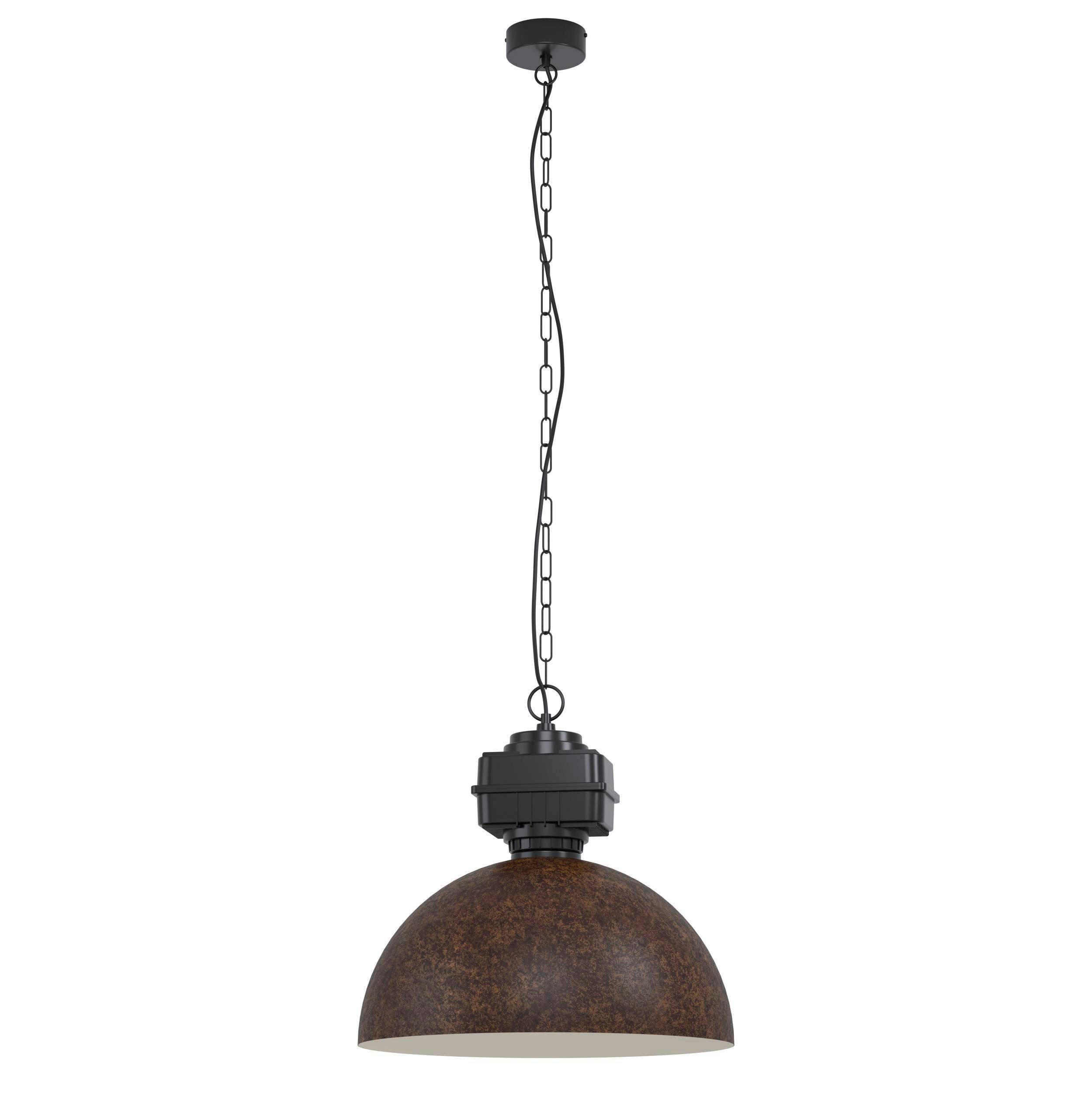 HÄNGELEUCHTE 53/150 cm    - Schwarz/Braun, Basics, Metall (53/150cm) - Eglo