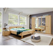 SCHLAFZIMMER in Birkefarben, Erlefarben - Birkefarben/Erlefarben, KONVENTIONELL, Glas/Holz (180/200cm) - Cantus