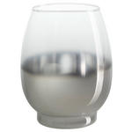 WINDLICHT - Silberfarben, Basics, Glas (15,4/19,5cm) - Ambia Home
