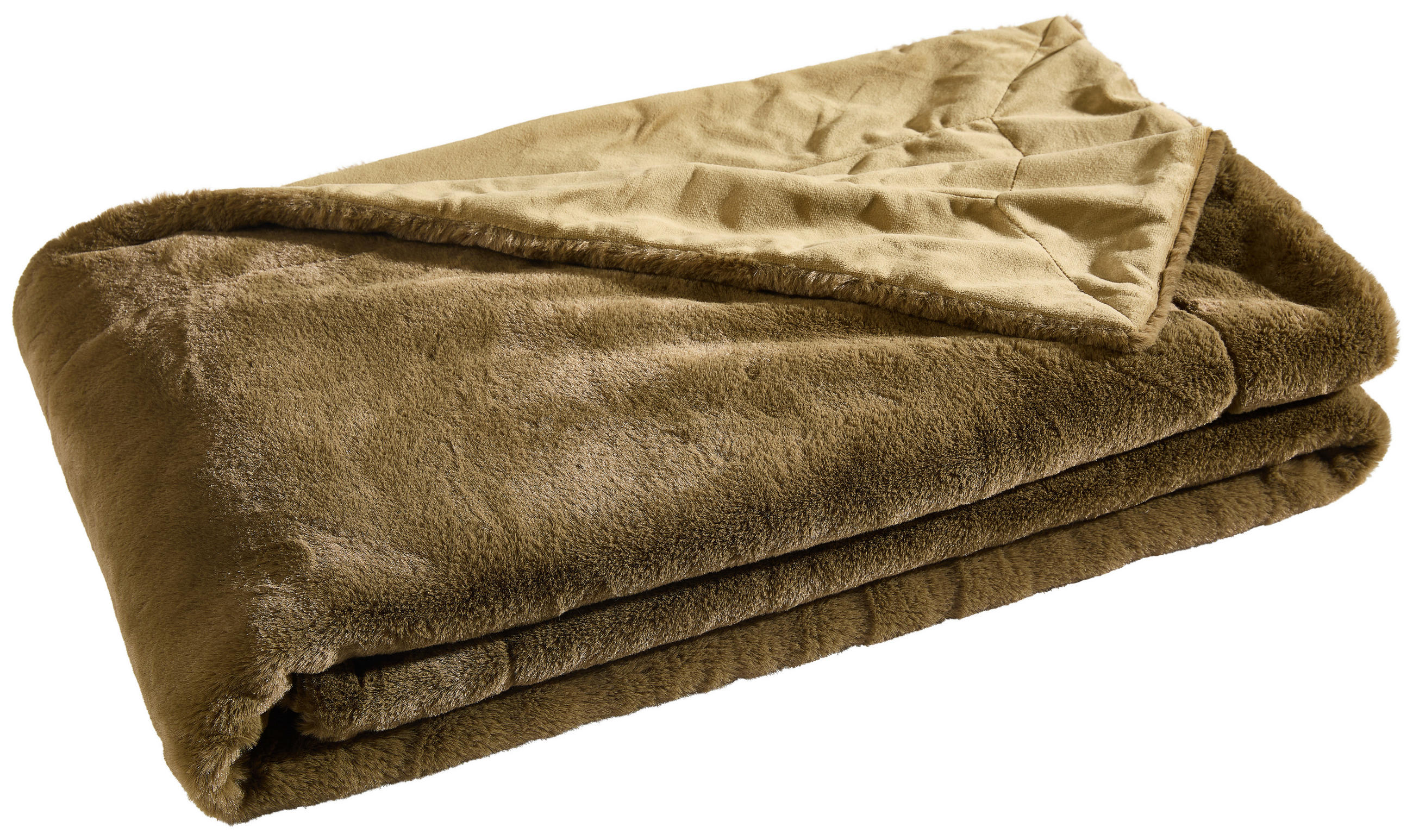 FELLDECKE YUKON 150/200 cm  - Waldgrün, Design, Textil (150/200cm) - Novel