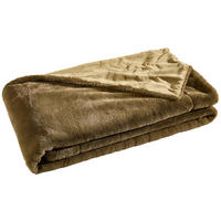 FELLDECKE YUKON 150/200 cm  - Waldgrün, Design, Textil (150/200cm) - Novel
