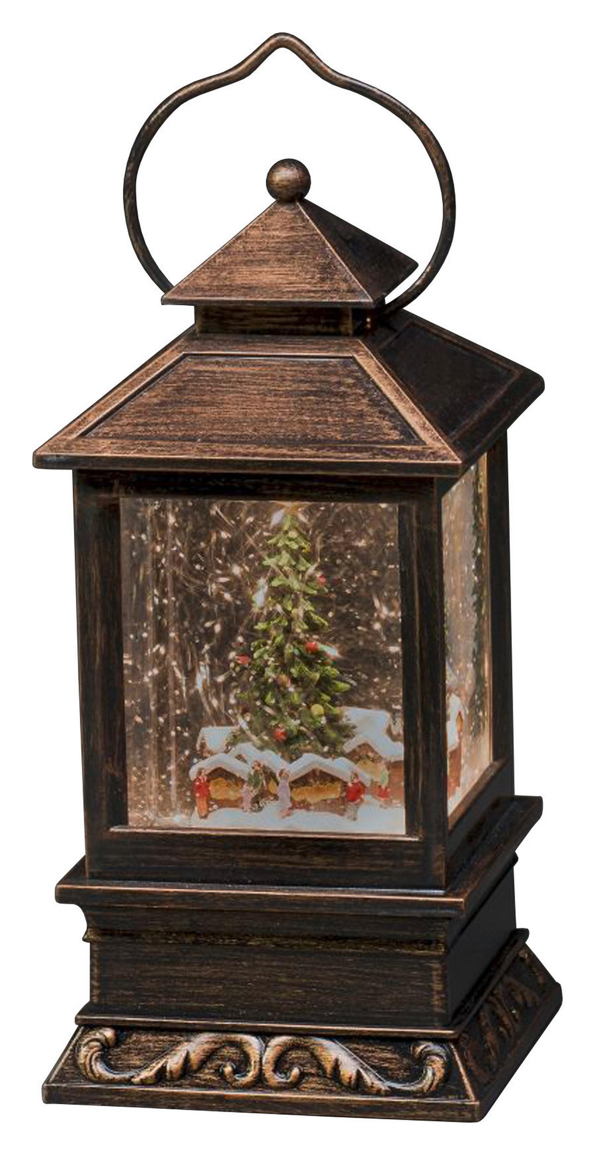 LED-DEKOLEUCHTE  - Braun, KONVENTIONELL, Kunststoff (13,3/25,3/13,3cm)