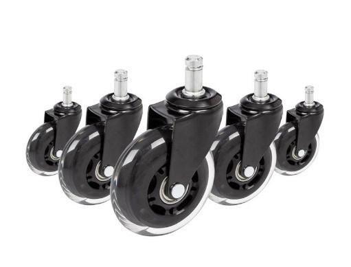 HJUL TILL SNURRSTOL  - svart/transparent, Basics, metall/plast (3,6/9,2/7,6cm) - MID.YOU