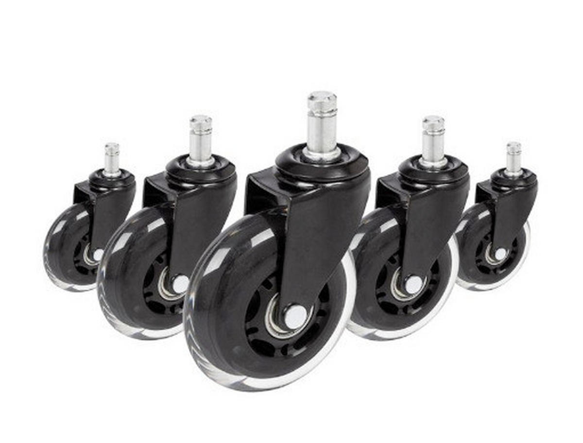 HJUL TILL SNURRSTOL  - svart/transparent, Basics, metall/plast (3,6/9,2/7,6cm) - MID.YOU
