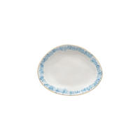 DESSERTTELLERSET Blau, Weiß Hochglanz 6-teilig 20 cm BRISA  - Blau/Weiß Hochglanz, Basics, Keramik (20cm) - Costa Nova