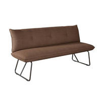 SITZBANK 180/90/70 cm Struktur Kupferfarben Metall  - Schwarz/Kupferfarben, Design, Textil/Metall (180/90/70cm) - Dieter Knoll