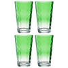 GLÄSERSET Optik XL 4-teilig  - Hellgrün, Basics, Glas (9,20/15,50/9,20cm) - Leonardo