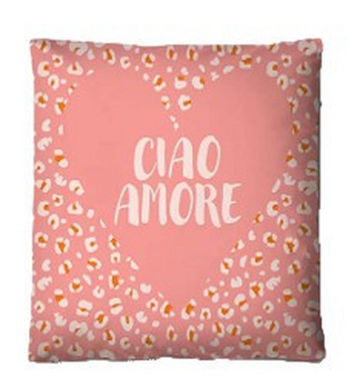 DÍSZPÁRNA 45/45 cm  - korall, Trend, textil (45/45cm) - Esposa