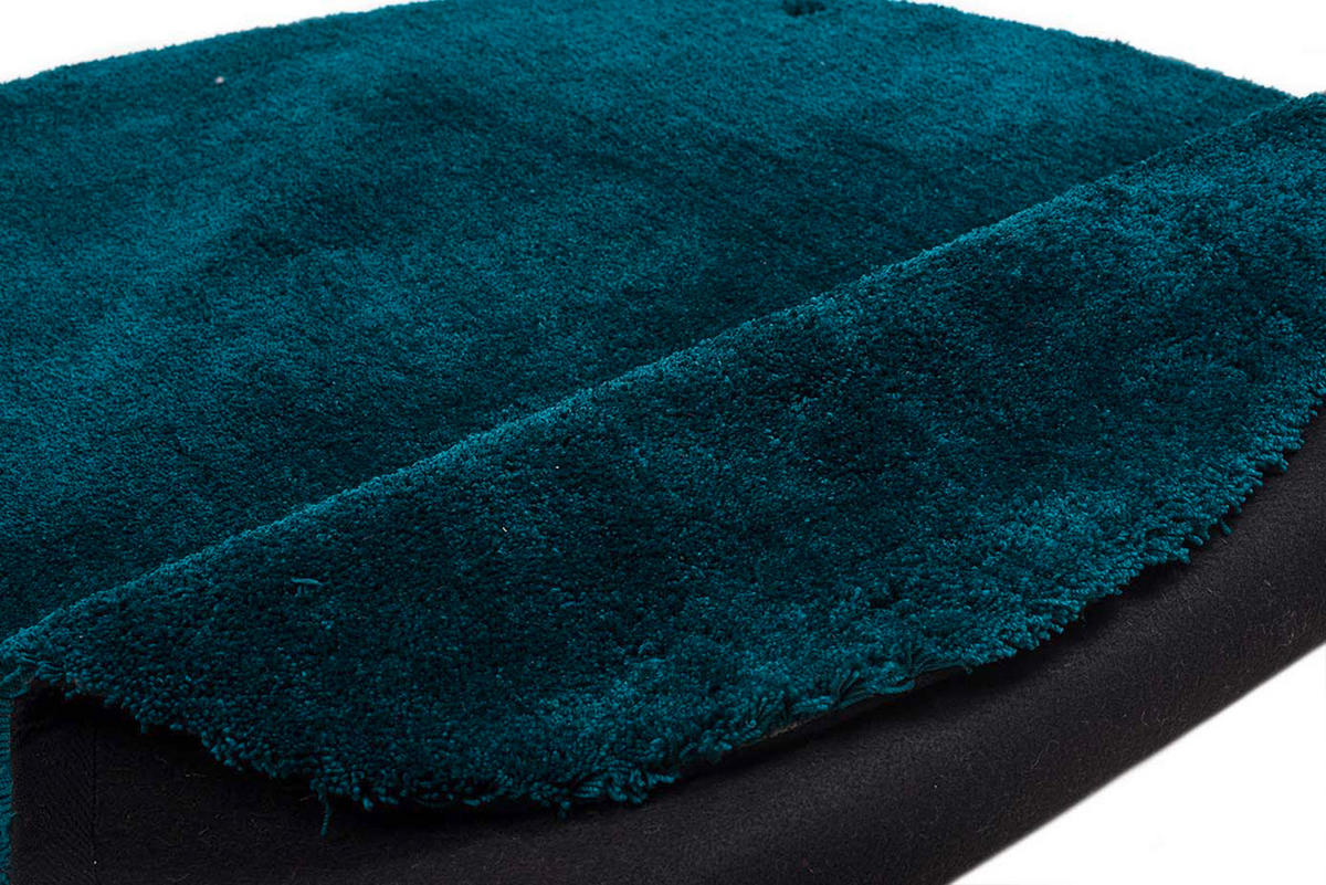 PREPROGA Z VISOKIM FLOROM Cozy  135/200 cm  taftano  barve petroleja  - barve petroleja, Basics, tekstil (135/200cm) - Tom Tailor