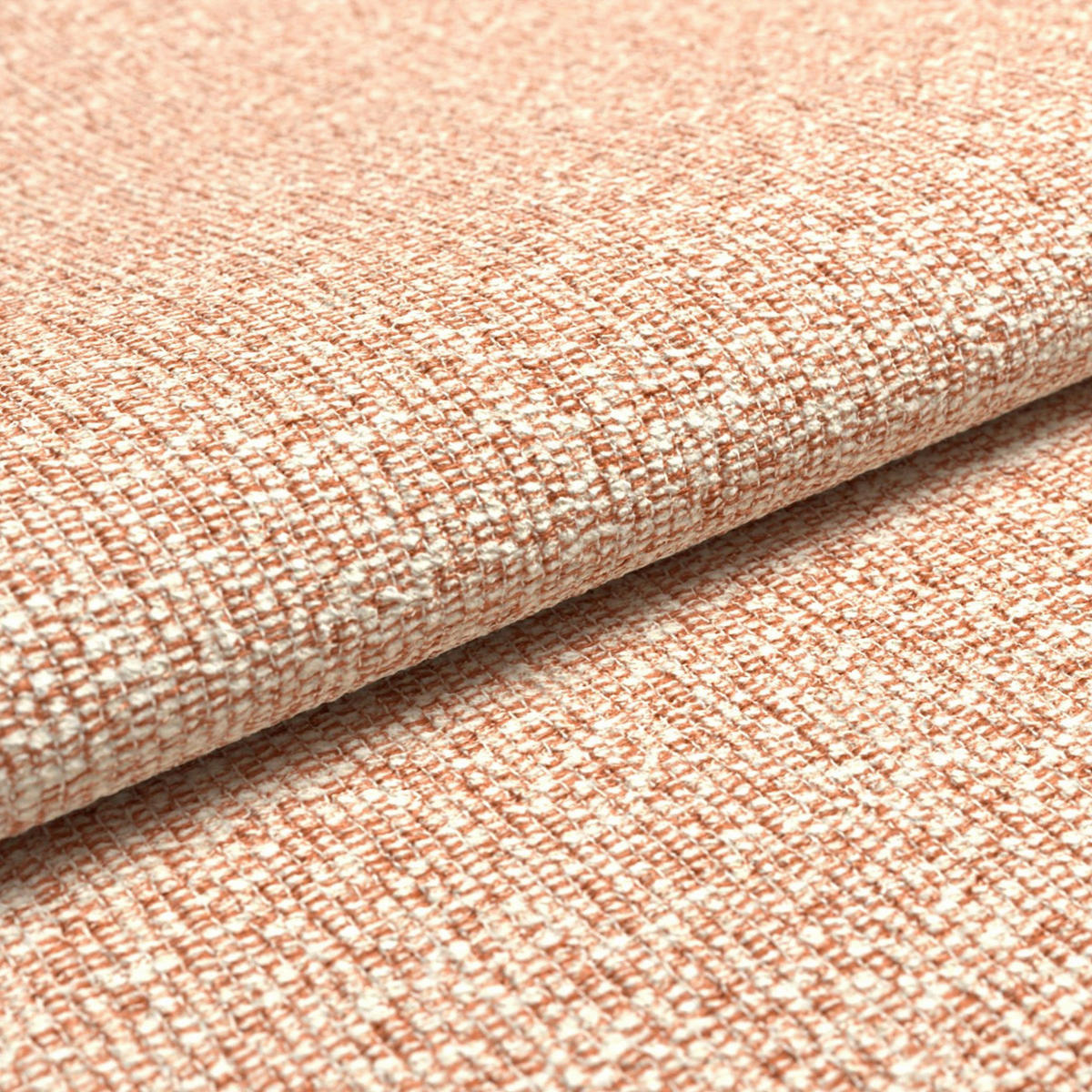 ECKSOFA Flachgewebe Lachsfarben  - Schwarz/Lachsfarben, Design, Textil/Metall (255-365/175-224cm) - Dieter Knoll