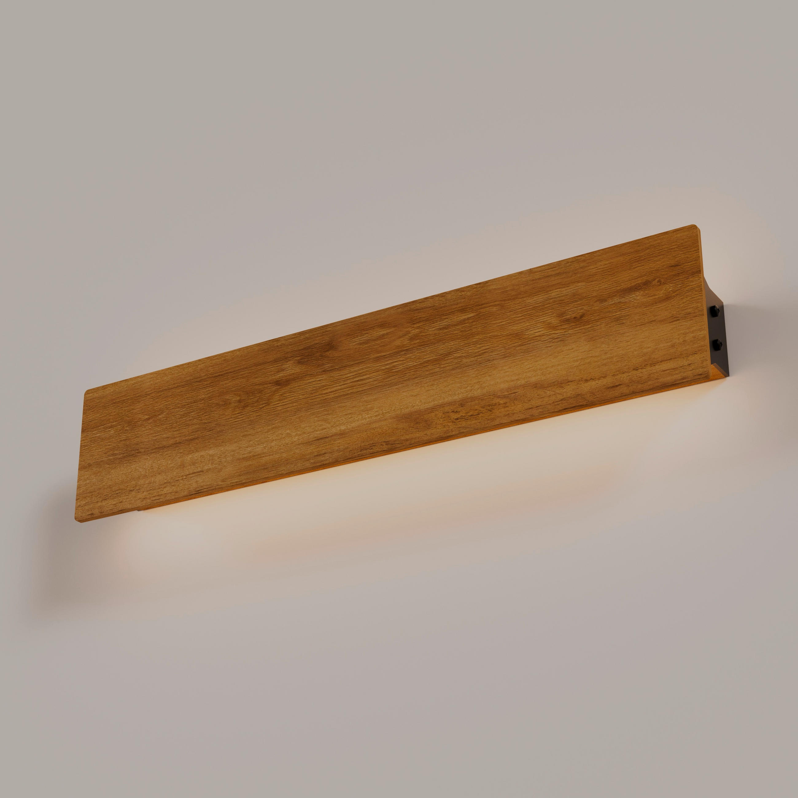 LED-WANDLEUCHTE 38/12/10 cm   - Eichefarben, Natur, Holz (38/12/10cm) - Waldwelt