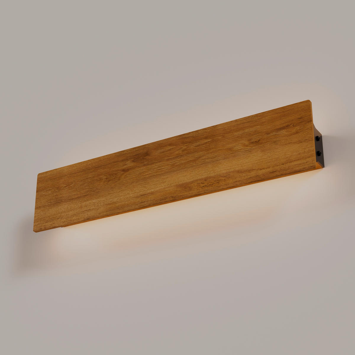 LED-WANDLEUCHTE 38/12/10 cm   - Eichefarben, Natur, Holz (38/12/10cm) - Waldwelt