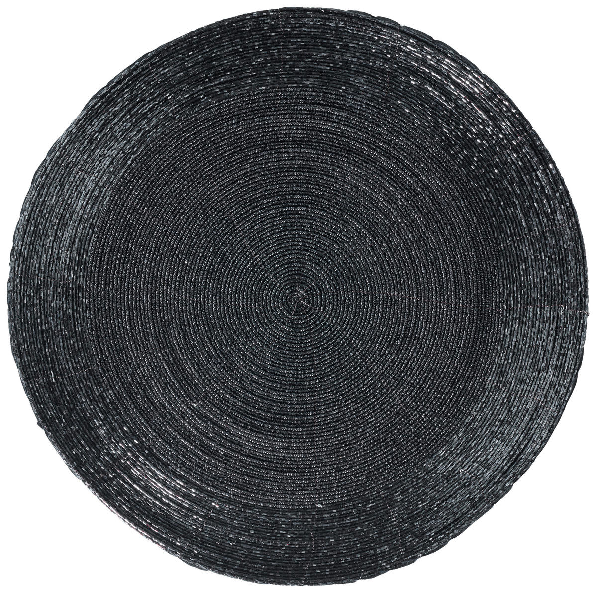 ÉTKEZŐALÁTÉT Üveg, textil  - fekete, Lifestyle, Üveg/textil (35cm) - Ambia Home