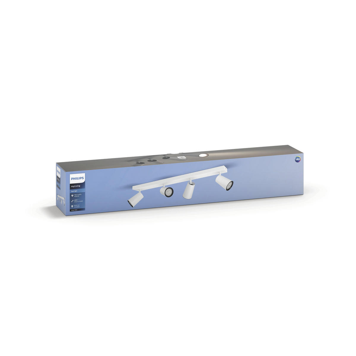 REFLEKTOR   9,2/62,8/7 cm            - bela, Basics, kovina (9,2/62,8/7cm) - Philips