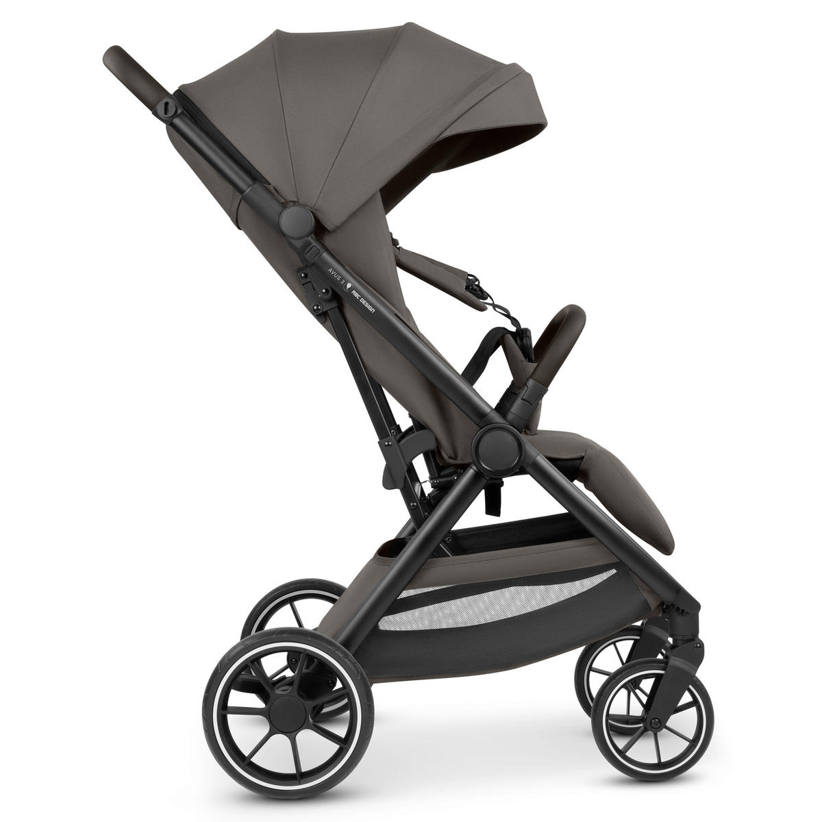 BUGGY Avus 3  - Graubraun/Schwarz, Basics, Textil/Metall (56/111/87cm) - ABC Design