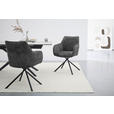 ARMLEHNSTUHL  in Webstoff  - Schwarz/Grau, Design, Textil/Metall (63/88/62cm) - Novel