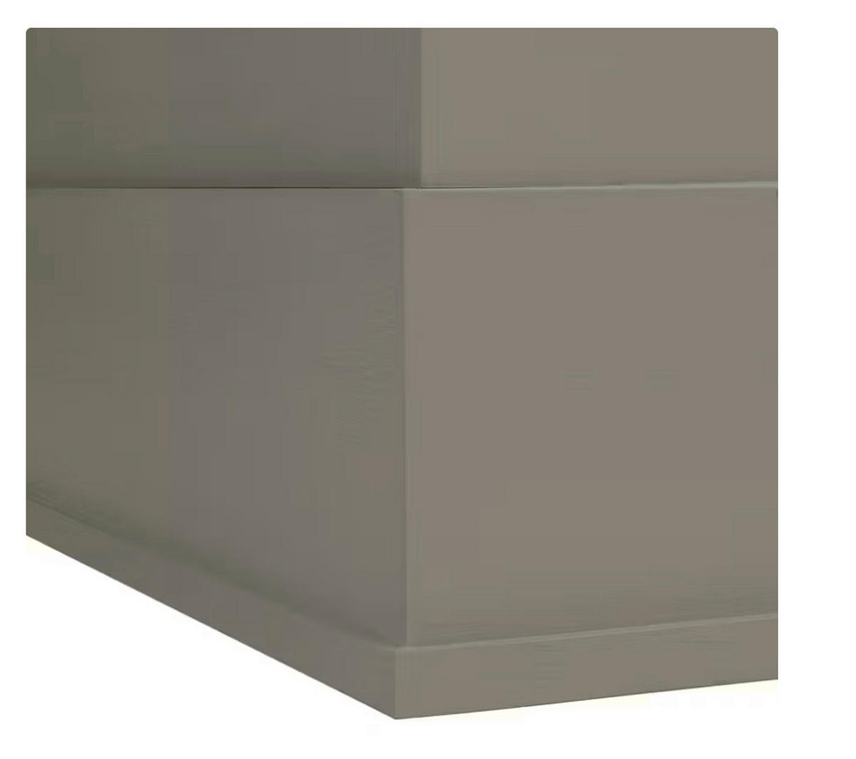 REGAL Pinie massiv Grau  - Bronzefarben/Grau, LIFESTYLE, Holz/Metall (117/238,5/46,5cm) - Livetastic