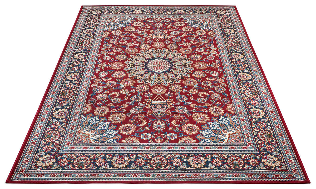 OUTDOORTEPPICH 120/180 cm Flair Blau, Rot  - Blau/Rot, Design, Kunststoff (120/180cm)