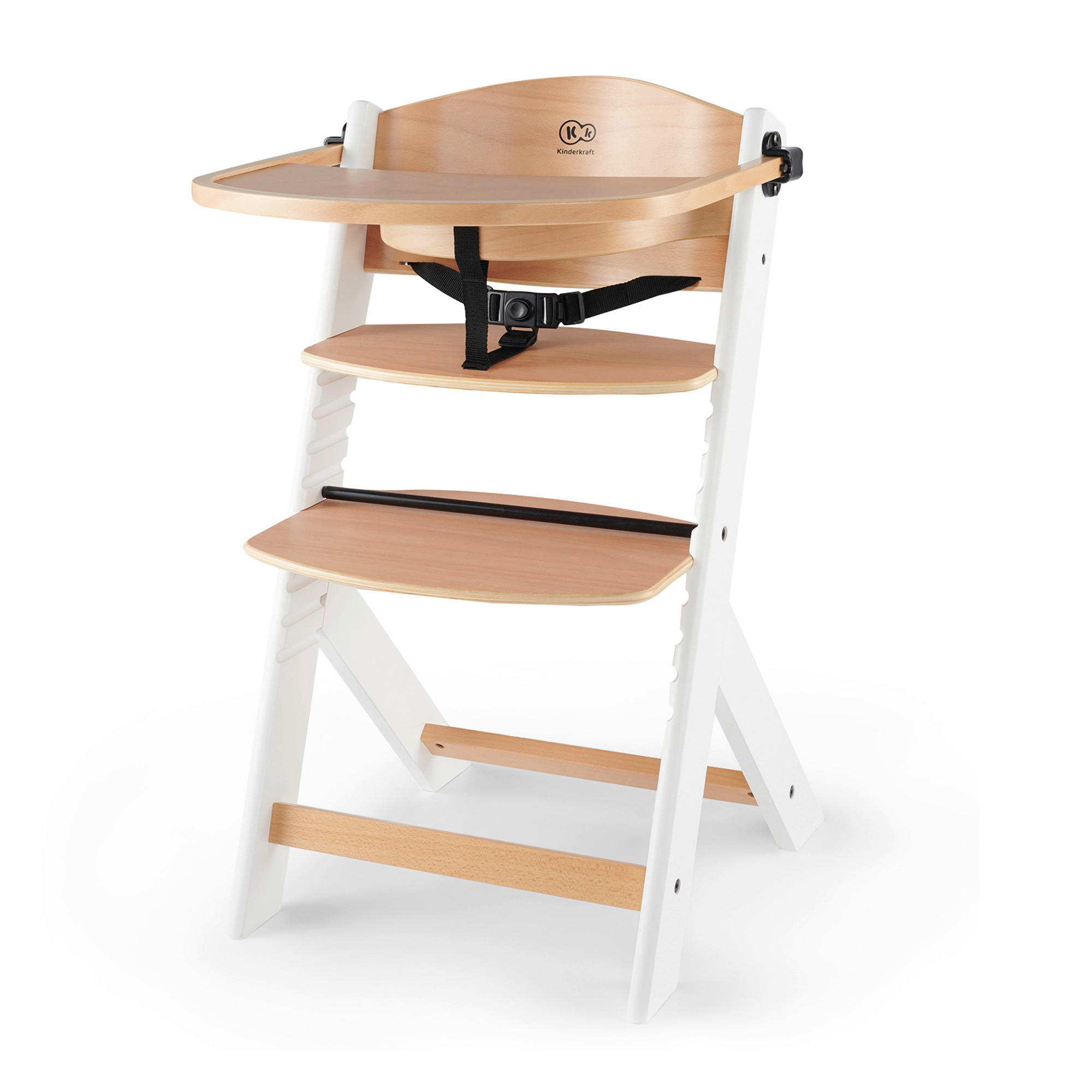 Kinderkraft Hochstuhl Enock Weiß, Buche 49x73x49 cm