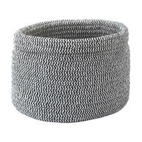 AUFBEWAHRUNGSKÖRBCHEN  - Schwarz/Grau, Basics, Textil (24/18/16cm) - Aquanova