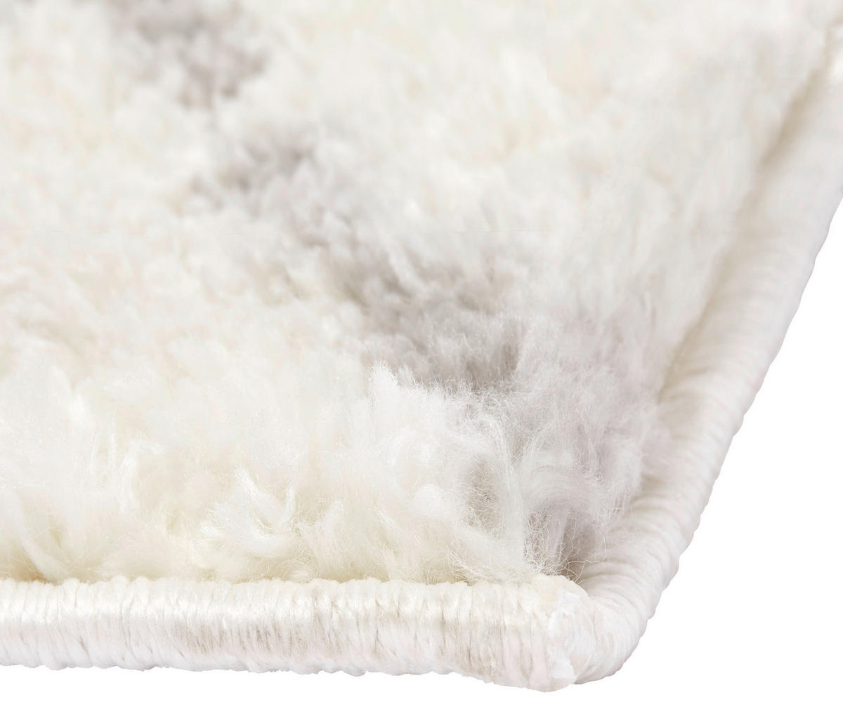 WEBTEPPICH 160/230 cm Pelush Weiß  - Weiß, KONVENTIONELL, Textil (160/230cm)