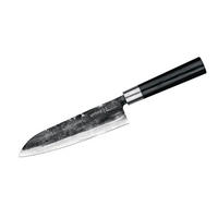 SANTOKU NOŽ  SUPER 5        32,5 cm    čelik - srebrne boje/crna, Basics, drvni materijal/metal (32,5cm) - Samura