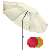 SLUNEČNÍK 180 cm - oranžová/zelená, Konvenční, kov/textil (180cm) - Doppler