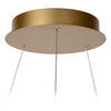 LED-HÄNGELEUCHTE   - Messingfarben/Opal, Design, Kunststoff/Metall (58/150cm) - Lucide