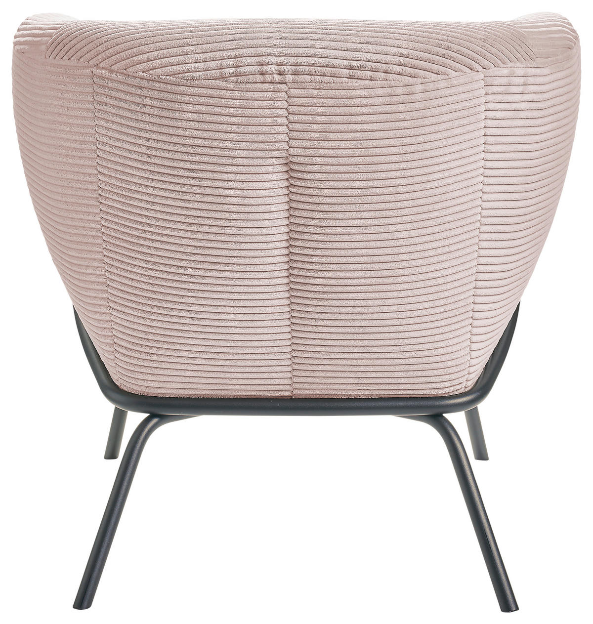COCKTAILSESSEL in Cord Rosa  - Rosa, Design, Textil (79/71/74cm) - Lomoco