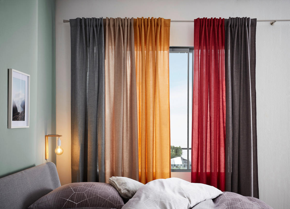 FERTIGVORHANG  blickdicht  140/245 cm   - Grau, Basics, Textil (140/245cm) - Boxxx
