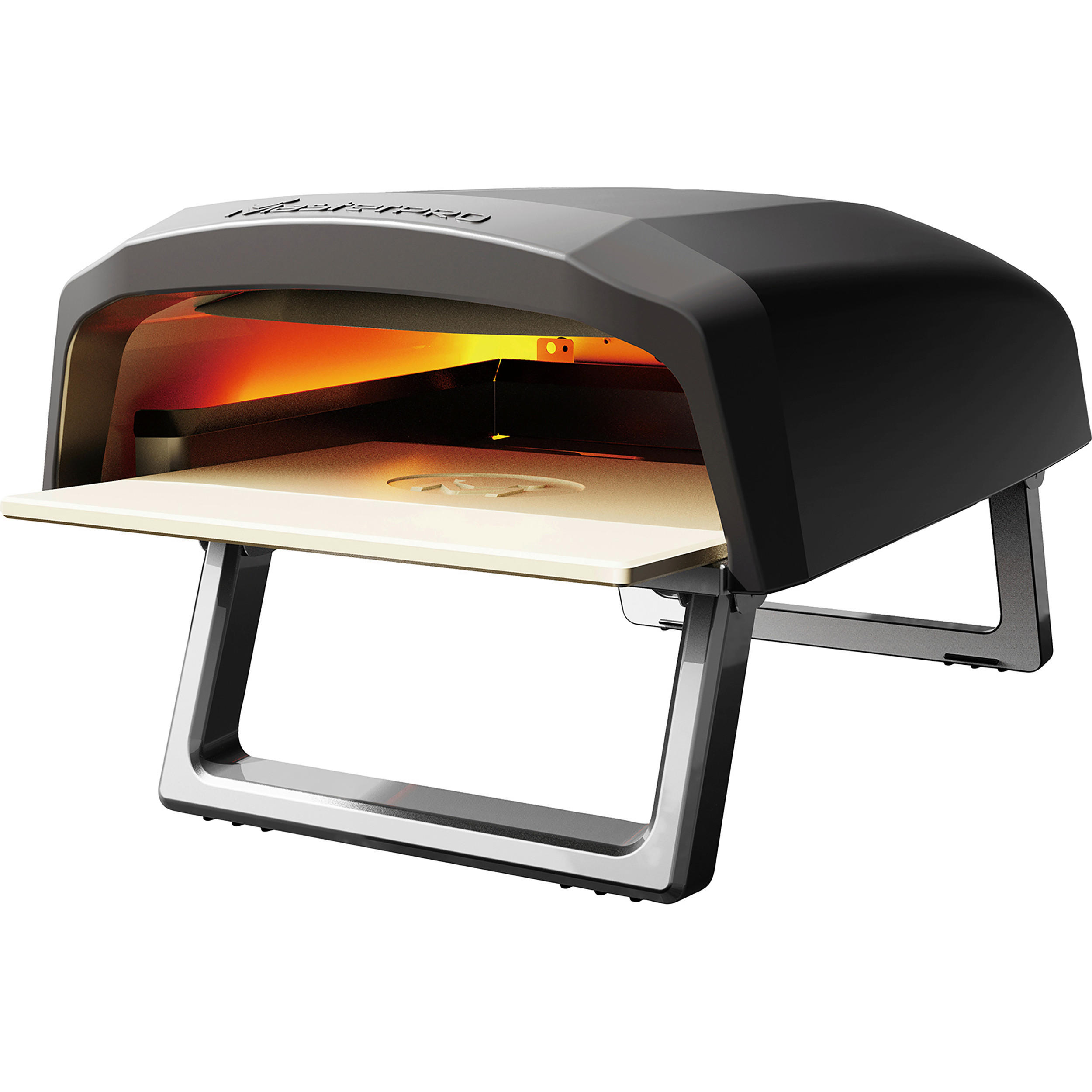 PIZZAOFEN PIZZA OVEN  - Schwarz, Basics, Metall (71/31/50cm) - BERGNER