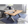 KLUB STOČIĆ 115/44/65 cm  crna, boja hrasta  - boja hrasta/crna, Moderno, drvo (115/44/65cm) - Hom`in