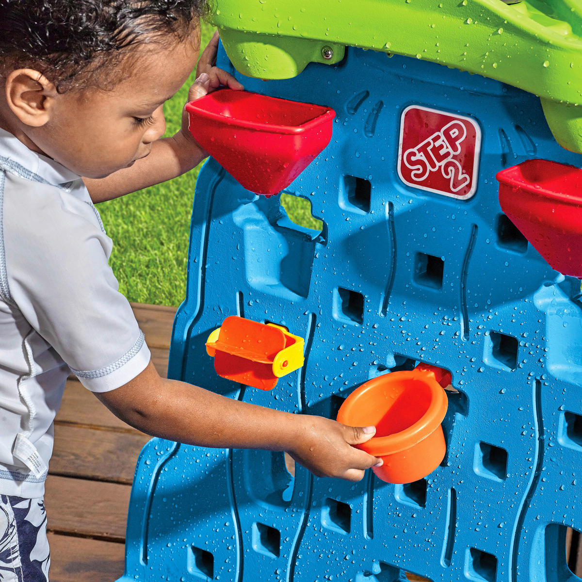 WASSERSPIELWAND DISCOVERY WALL Blau  - Blau, KONVENTIONELL, Kunststoff (71,12/84,45/41,27cm) - Ambia Garden