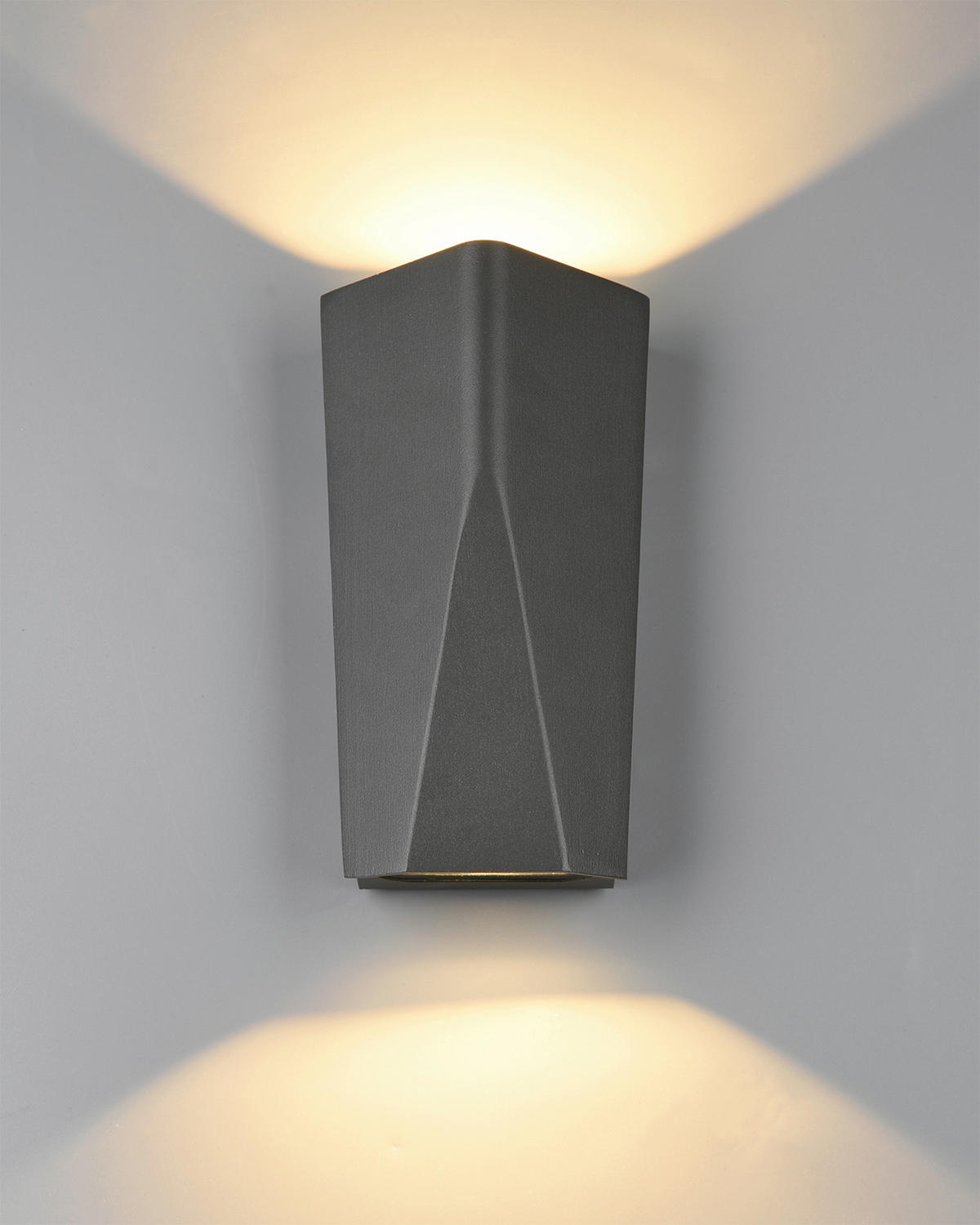 VÄGGLAMPA FÖR UTOMHUS - antracit, Design, metall (20/10,6/6,2cm) - Trio Leuchten