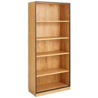 AKTENREGAL 86/197/40 cm  - Eichefarben/Graphitfarben, Natur, Holz/Holzwerkstoff (86/197/40cm) - Linea Natura