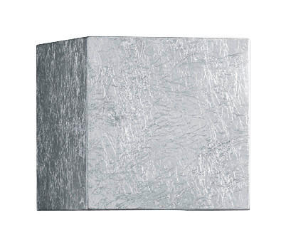 Helestra AUßENWANDLEUCHTE Siri Silber 10x10 cm