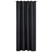 KÉSZFÜGGÖNY  - fekete, Basics, textil (135/245cm) - Boxxx