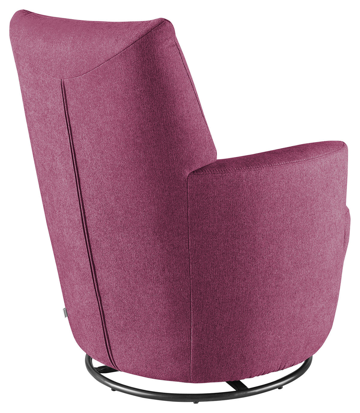 SESSEL Webstoff Violett    - Violett/Schwarz, Design, Textil/Metall (80/96/88cm) - SetOne by Musterring
