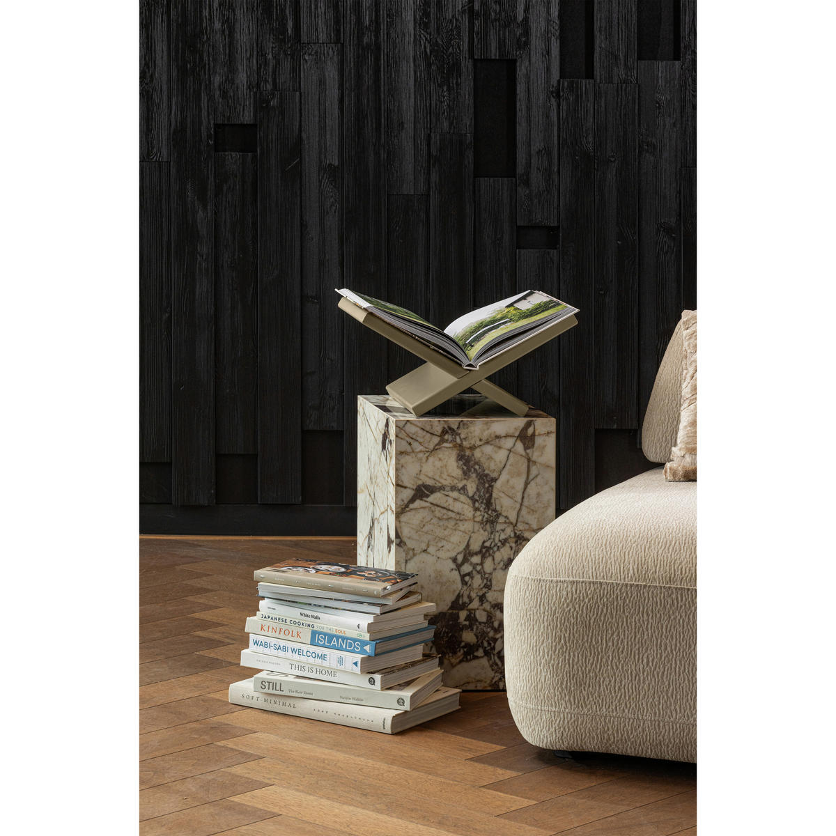 ZEITUNGSSTÄNDER Holz Schlammfarben  - Schlammfarben, Design, Holz (40/19/26cm) - Livetastic
