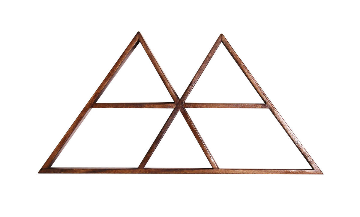 WANDREGAL 70/35/10 cm  - Naturfarben, Design, Holz (70/35/10cm) - Livetastic