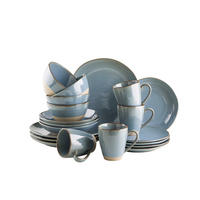 KOMBISERVICE Blaugrau Nottingham 20-teilig 4 Personen  - Blaugrau, Basics, Keramik - Mäser