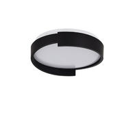 LED-DECKENLEUCHTE Halo 8/40/40 cm  - Schwarz, Design, Kunststoff (8/40/40cm)